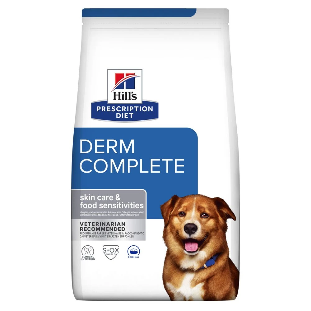 Hill's Prescription Diet Derm Complete Hondenvoer 12 Kg Zak 1 Hill's Prescription Diet Derm Complete Hondenvoer 12 Kg Zak