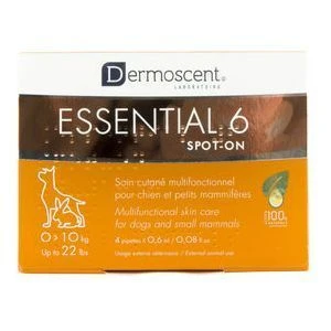 Dermoscent Essential 6 Spot-On Hond 0-10kg 4Pip 1 Dermoscent Essential 6 Spot-On Hond 0-10kg 4Pip