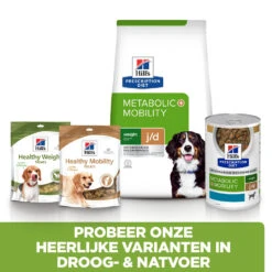 Hill's Prescription Diet Metabolic + Mobility Weight Management Hondenvoer Met Kip 1.5kg Zak 12 Hill's Prescription Diet Metabolic + Mobility Weight Management Hondenvoer Met Kip 1.5kg Zak -Royal Honden Aanbiedingen Winkel 52742000633 5 NL 1