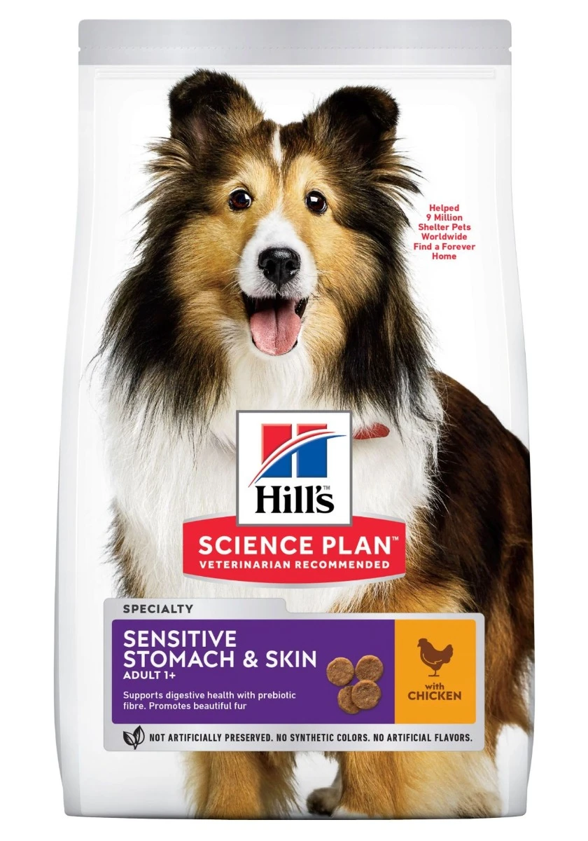 Hill's Hill’s Science Plan Adult Sensitive Stomach & Skin Kip 14kg 2 Hill's Hill’s Science Plan Adult Sensitive Stomach & Skin Kip 14kg - Afbeelding 2