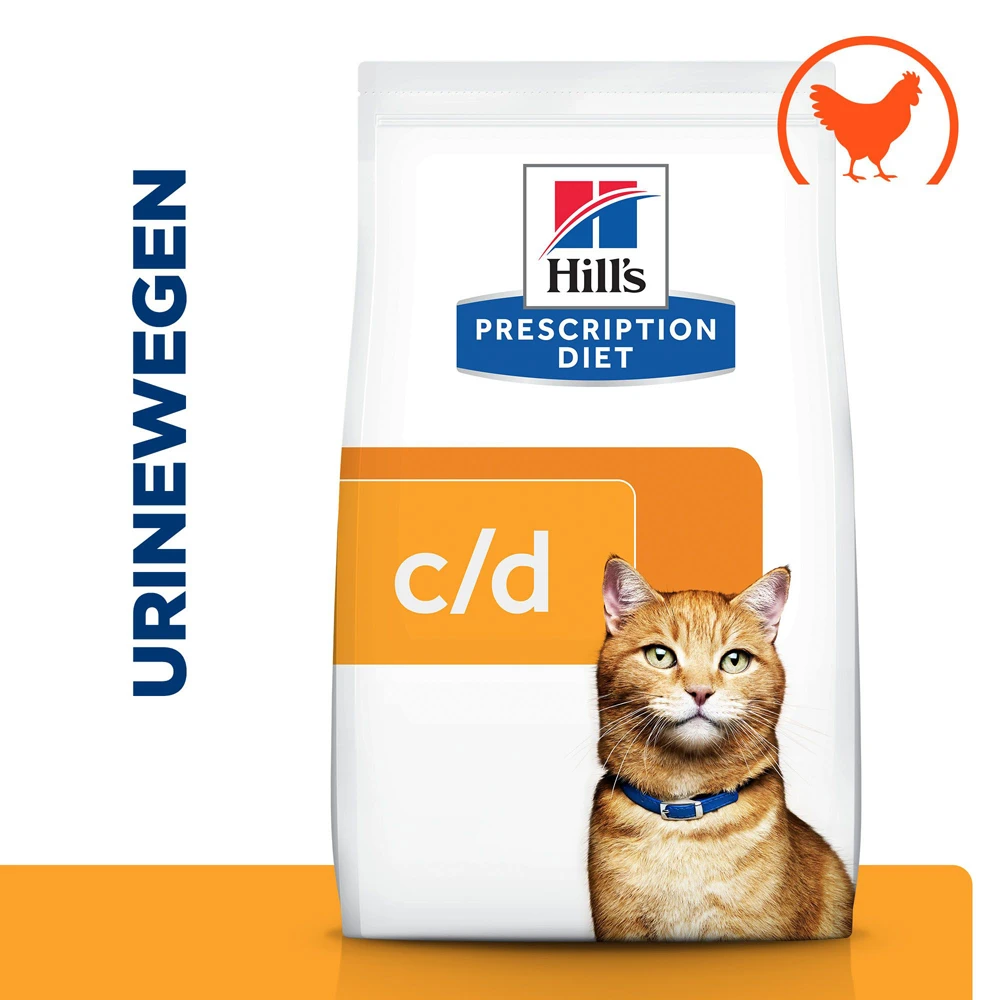 Hill's Prescription Diet C/d Multicare Urinary Care Kattenvoer Met Kip 8kg 2 Hill's Prescription Diet C/d Multicare Urinary Care Kattenvoer Met Kip 8kg - Afbeelding 2
