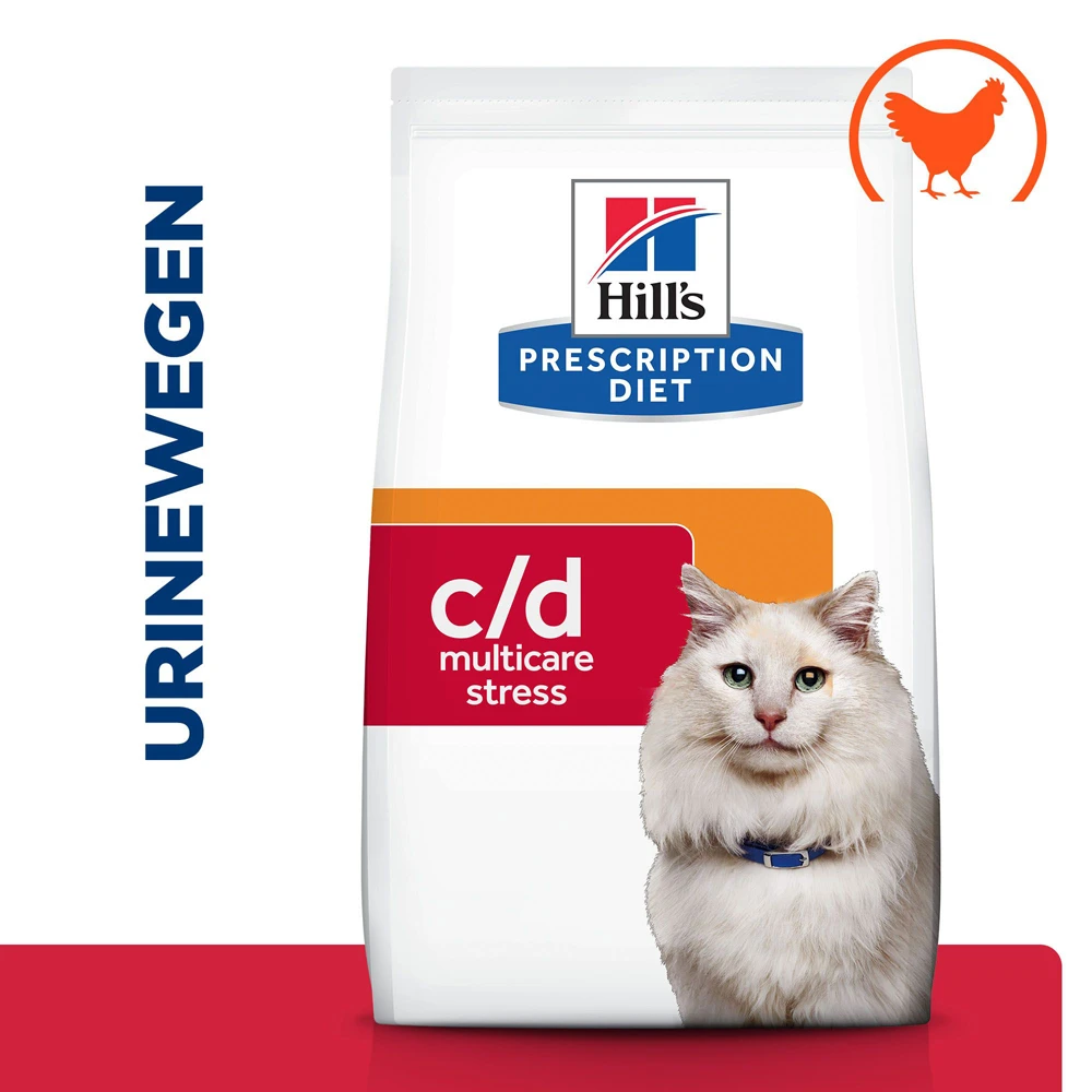 Hill's Hill’s Prescription Diet C/D – Kattenvoer Met Kip – Anti-Stress – 1,5kg 2 Hill's Hill’s Prescription Diet C/D – Kattenvoer Met Kip – Anti-Stress – 1,5kg - Afbeelding 2