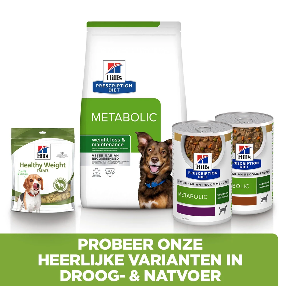 Hill's Hill’s Prescription Diet Metabolic – Hondenvoer Met Kip – 12kg 6 Hill's Hill’s Prescription Diet Metabolic – Hondenvoer Met Kip – 12kg - Afbeelding 6