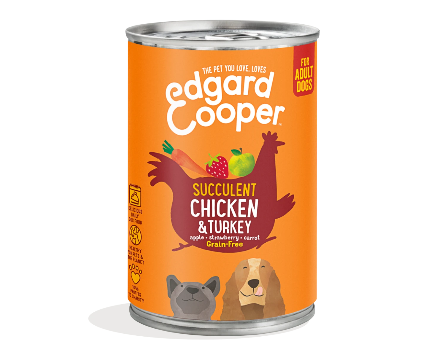 Edgard & Cooper Edgard&Cooper Hondenvoer In Blik Met Kip – 6x 400g 1 Edgard & Cooper Edgard&Cooper Hondenvoer In Blik Met Kip – 6x 400g