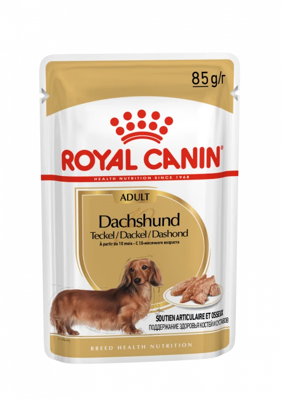 Royal Canin Dachshund Adult Natvoer Hond 48x 85g 1 Royal Canin Dachshund Adult Natvoer Hond 48x 85g