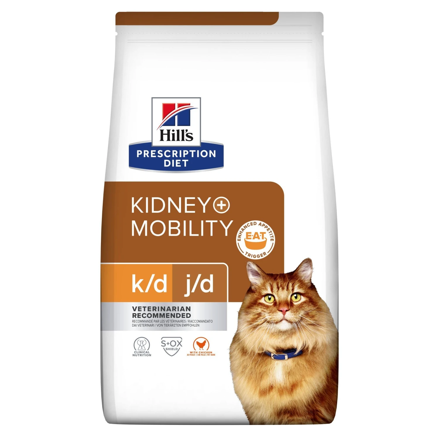 Hill's Prescription Diet K/d + Mobility Kattenvoer Met Kip 1.5kg 1 Hill's Prescription Diet K/d + Mobility Kattenvoer Met Kip 1.5kg