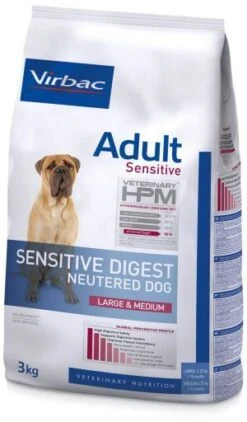 Virbac HPM Adult Sensitive Digest Neut Large & Medium - Hondenvoer - 12kg