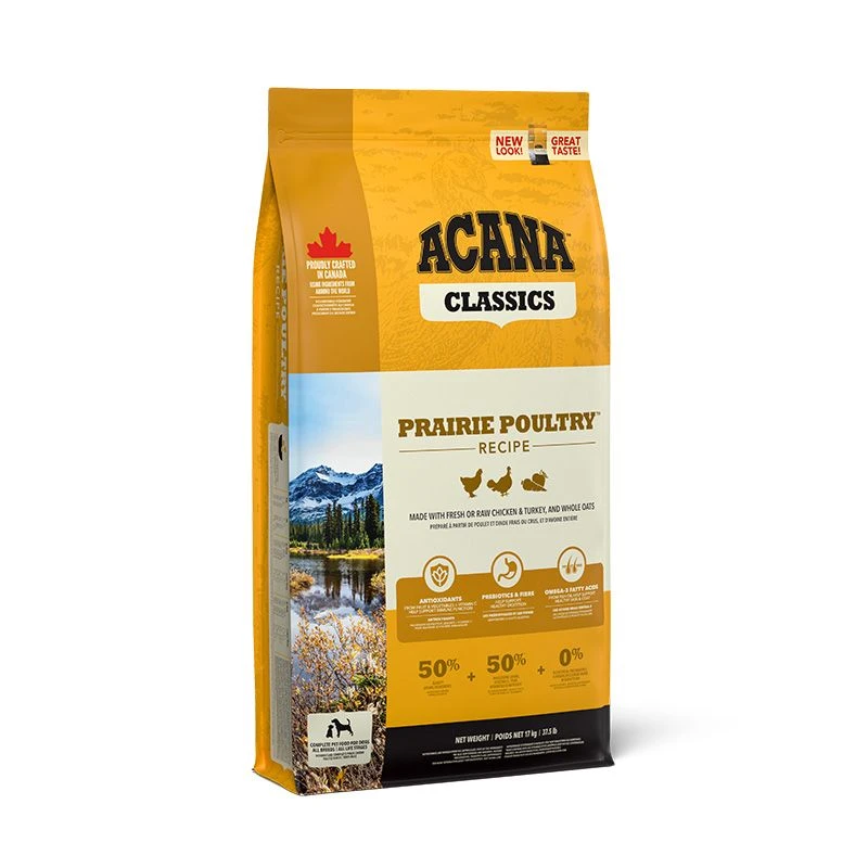 Acana Classics Prairie Poultry Hond 11,4kg 1 Acana Classics Prairie Poultry Hond 11,4kg