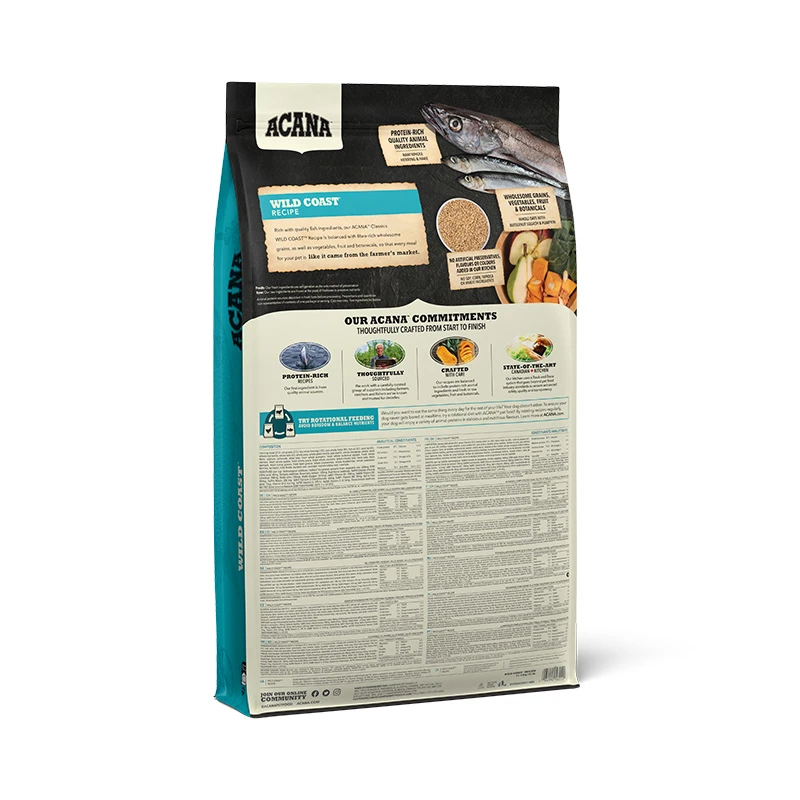 Acana Classics Wild Coast Hond 11,4kg 2 Acana Classics Wild Coast Hond 11,4kg - Afbeelding 2