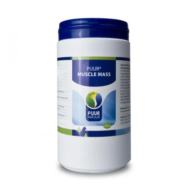 Puur Muscle Mass/Spieropbouw H/K 500 Gram 1 Puur Muscle Mass/Spieropbouw H/K 500 Gram