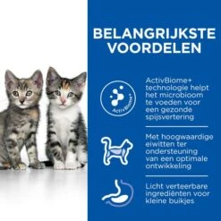 Hill's Science Plan Kitten Perfect Digestion Met Kip En Bruine Rijst Kattenvoer 10kg -Royal Honden Aanbiedingen Winkel Hills Science Plan Kitten Perfect Digestion 3 NL