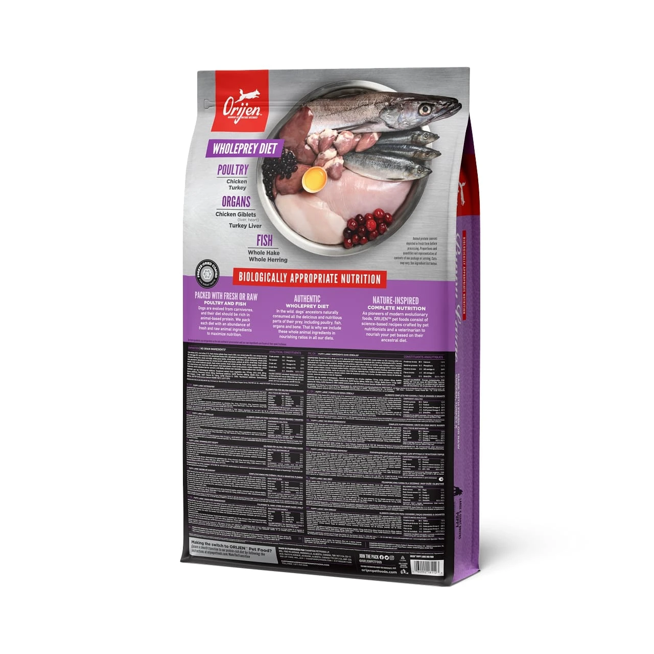 Orijen Whole Prey Puppy Large Breed Hond 6kg 2 Orijen Whole Prey Puppy Large Breed Hond 6kg - Afbeelding 2