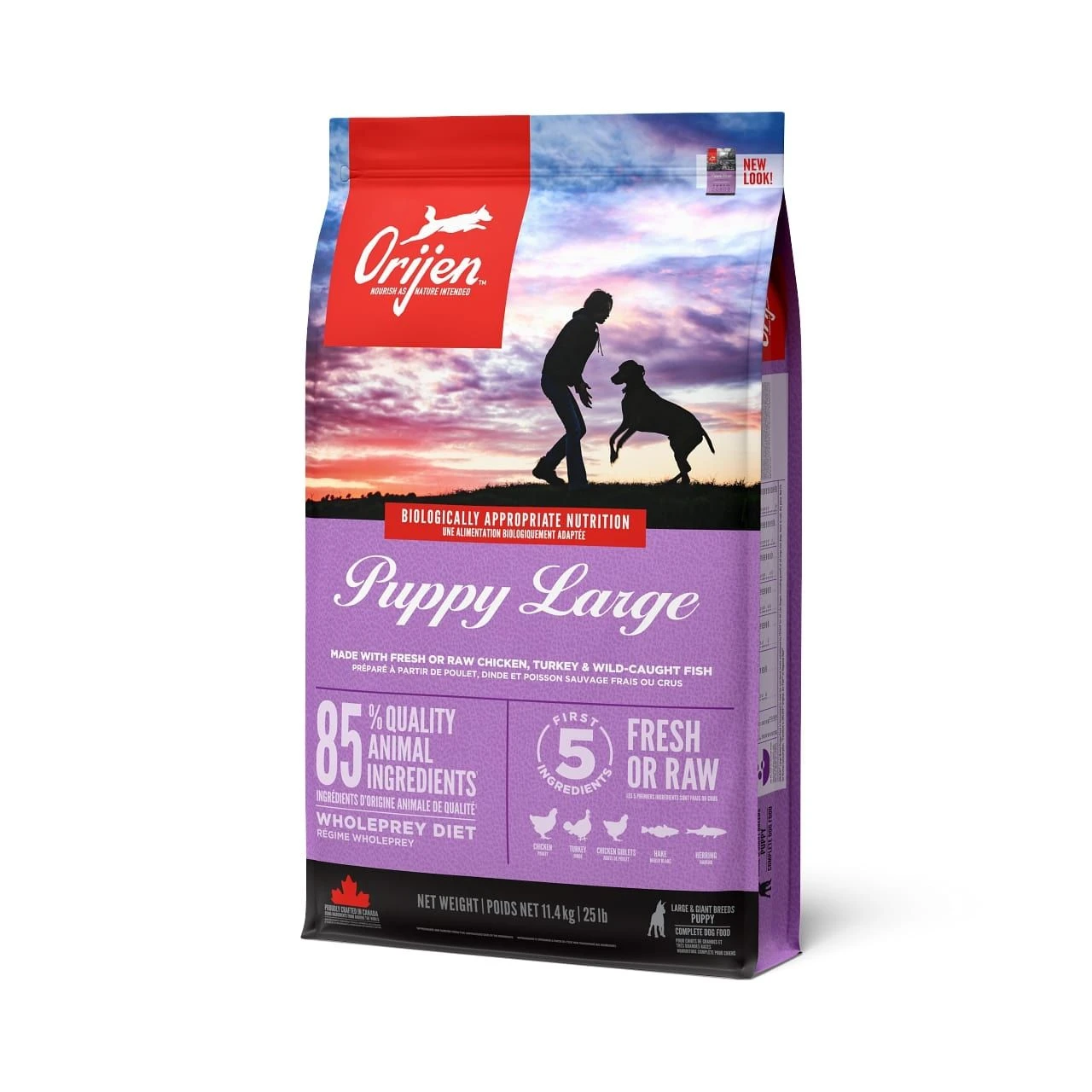 Orijen Whole Prey Puppy Large Breed Hond 6kg 1 Orijen Whole Prey Puppy Large Breed Hond 6kg