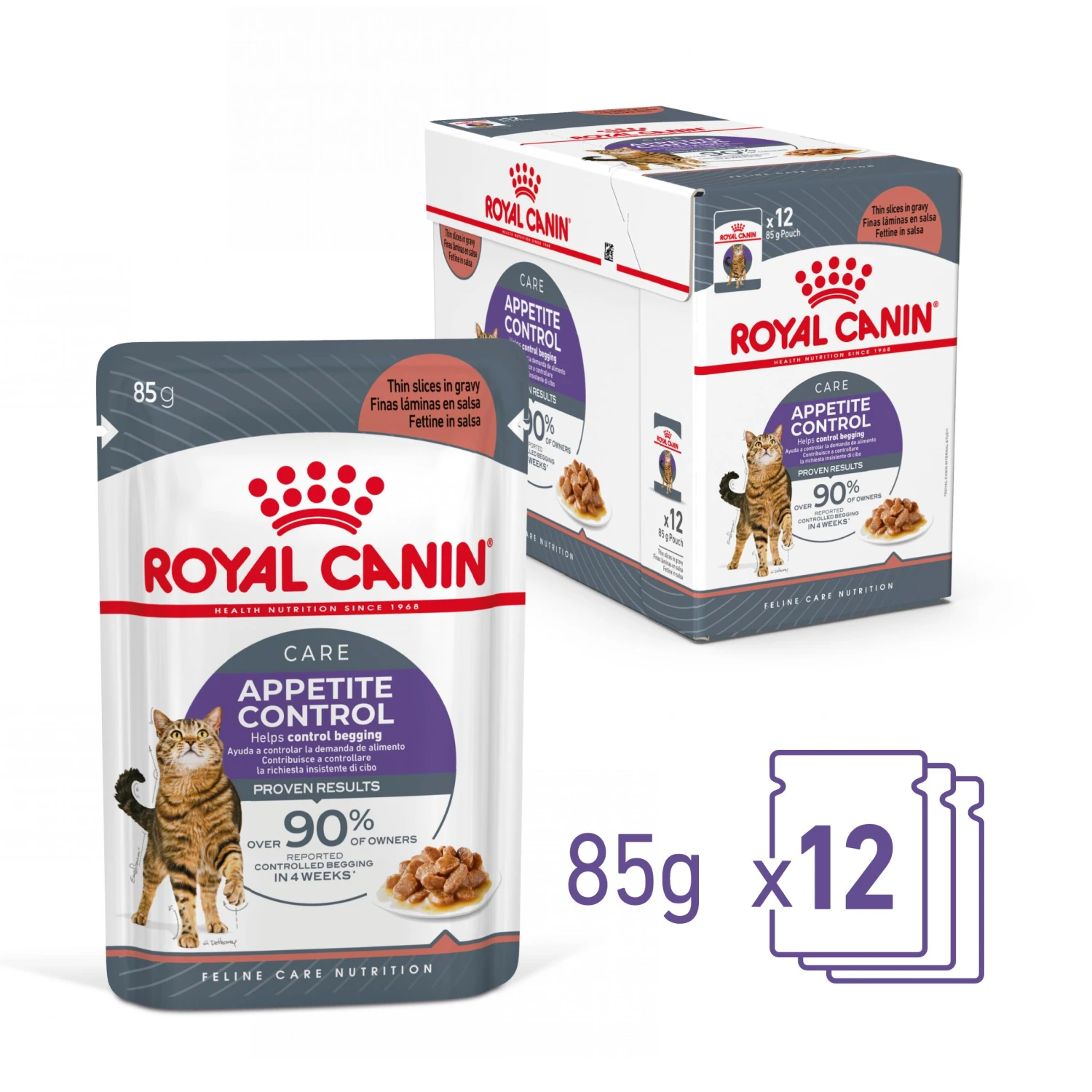 Royal Canin Appetite Control Natvoer In Gravy Kattenvoer 12x85g 3 Royal Canin Appetite Control Natvoer In Gravy Kattenvoer 12x85g - Afbeelding 3