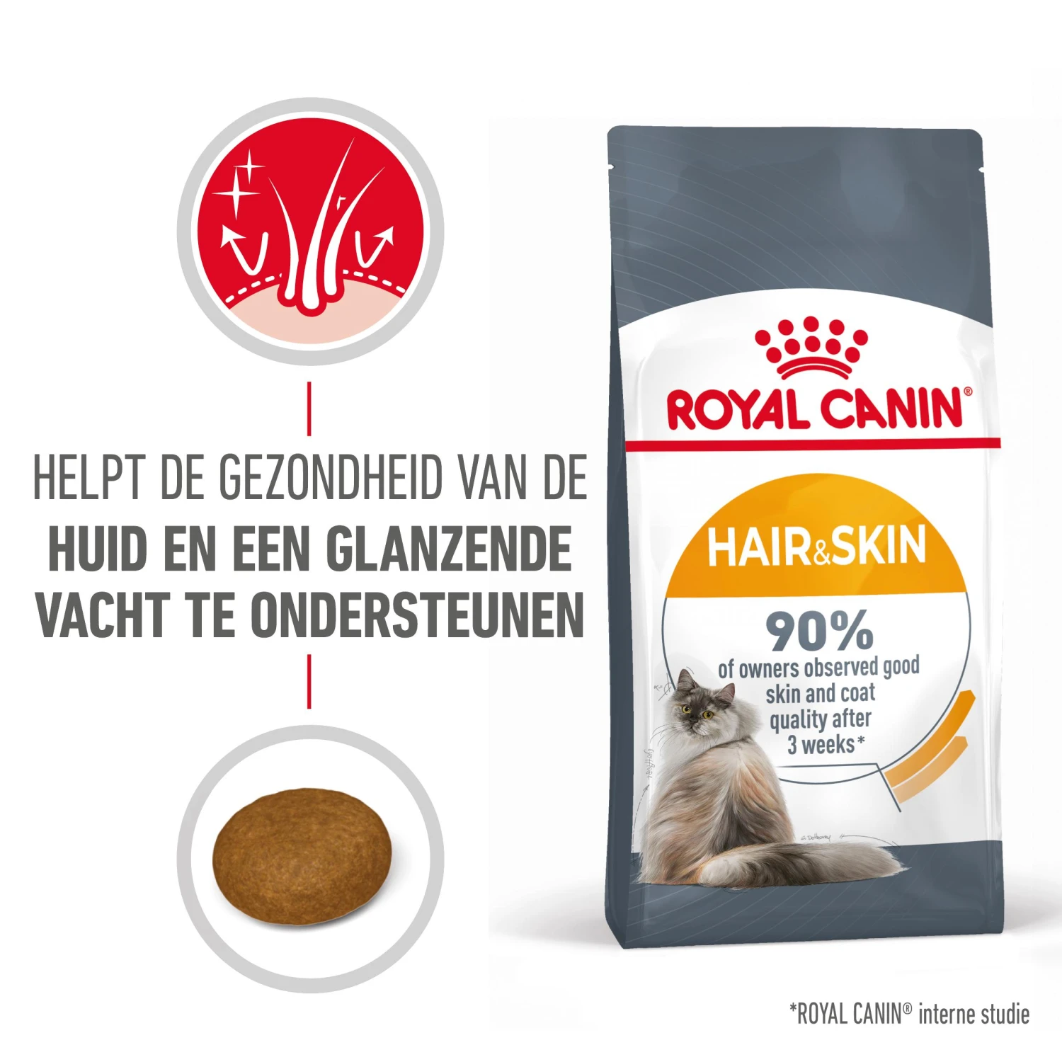 Royal Canin Hair & Skin Care Kattenvoer 4kg 2 Royal Canin Hair & Skin Care Kattenvoer 4kg - Afbeelding 2
