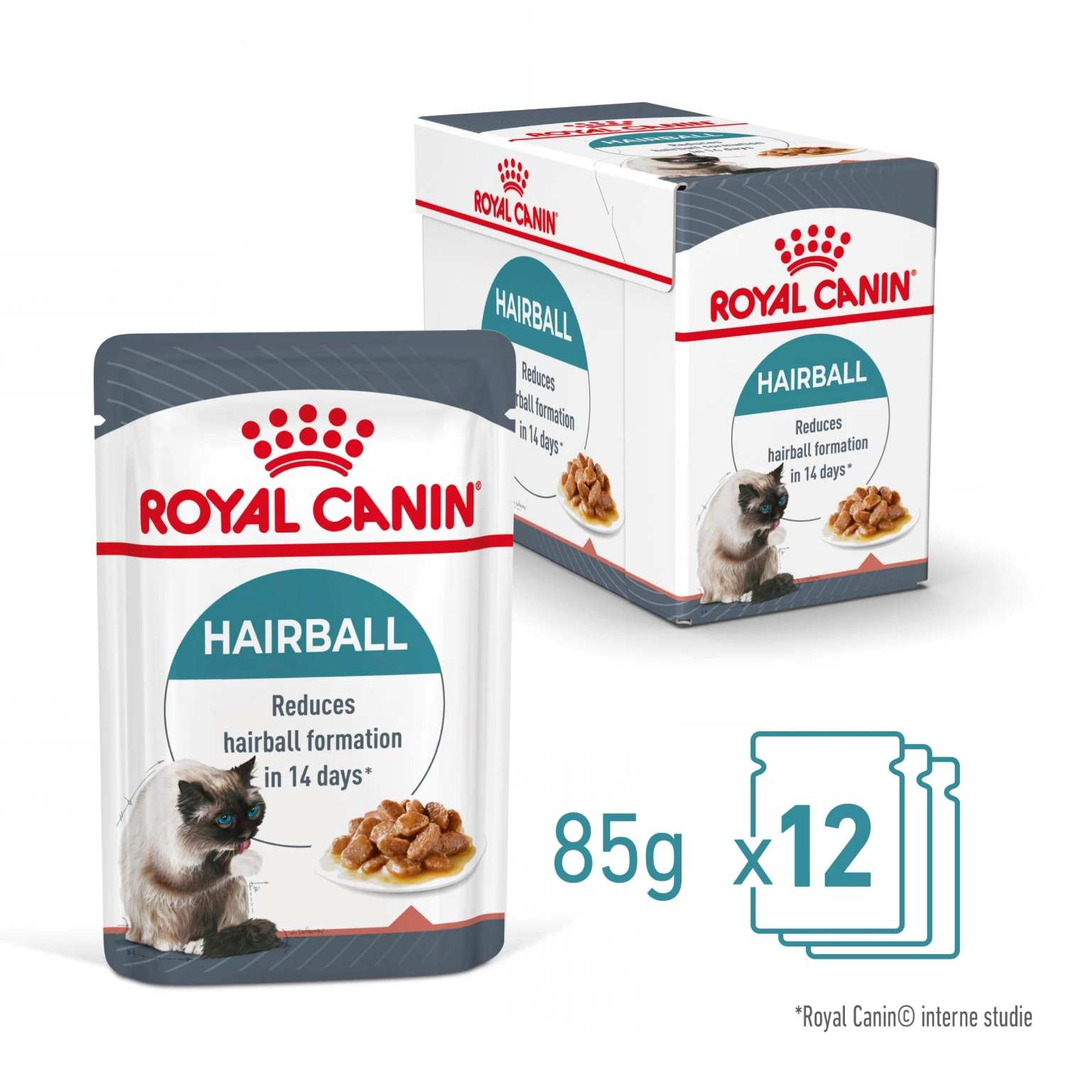 Royal Canin Hairball Care Natvoer In Gravy Kattenvoer 12x85g 3 Royal Canin Hairball Care Natvoer In Gravy Kattenvoer 12x85g - Afbeelding 3