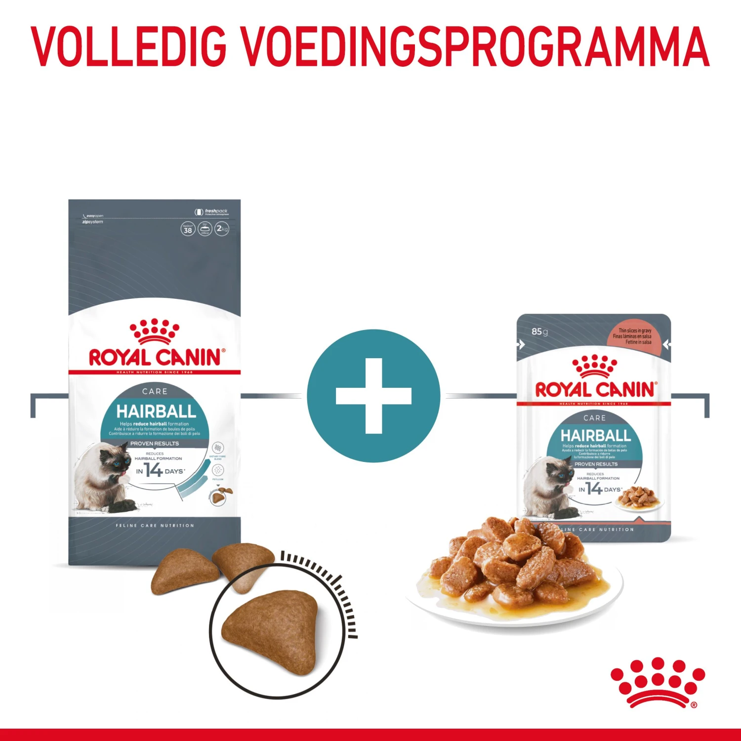 Royal Canin Hairball Care Natvoer In Gravy Kattenvoer 12x85g 5 Royal Canin Hairball Care Natvoer In Gravy Kattenvoer 12x85g - Afbeelding 5