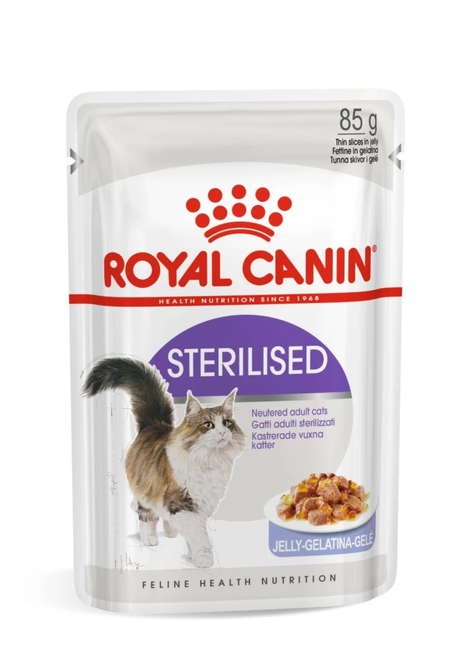Royal Canin Sterilised In Jelly Kattenvoer 12x85g 1 Royal Canin Sterilised In Jelly Kattenvoer 12x85g