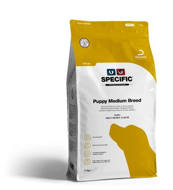 Specific Cpd-M Puppy Medium Breed – Hondenvoer – 4kg 1 Specific Cpd-M Puppy Medium Breed – Hondenvoer – 4kg