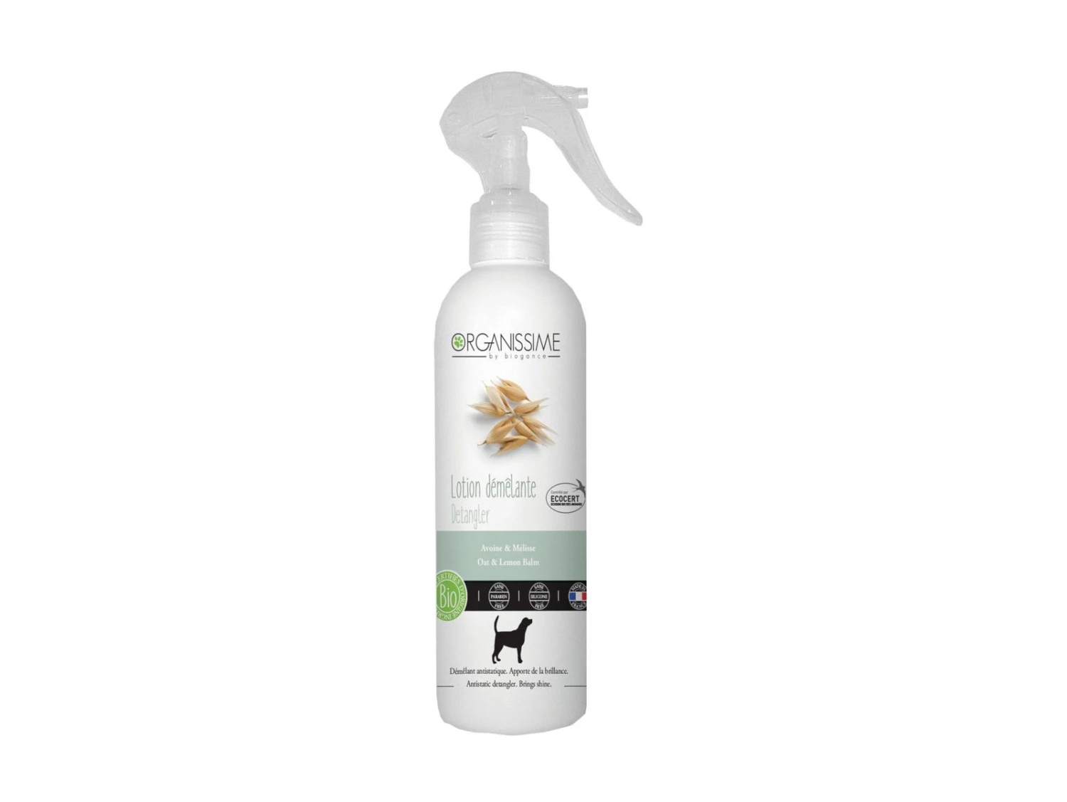 Organissime Hond Ontklittende Lotion 250ml 1 Organissime Hond Ontklittende Lotion 250ml