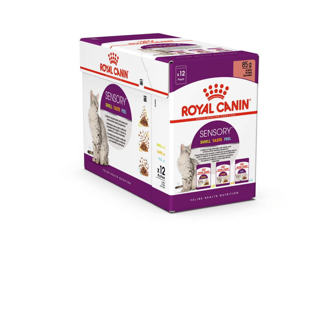 Royal Canin - Sensory™ Multipack In Gravy (brokjes In Saus) - Natvoer Kat - 12 X 85g 1 Royal Canin - Sensory™ Multipack In Gravy (brokjes In Saus) - Natvoer Kat - 12 X 85g