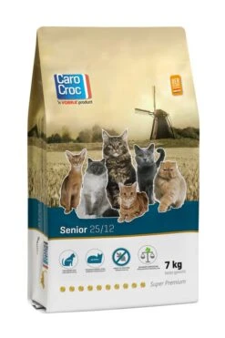 Carocroc Senior 25/12 - Kattenvoer - 7 Kg