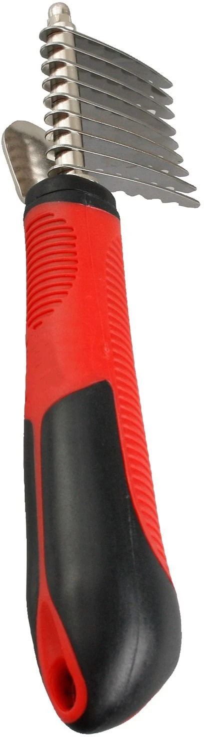 Flamingo Klittenkam+handvat Kort Recht 1 Flamingo Klittenkam+handvat Kort Recht