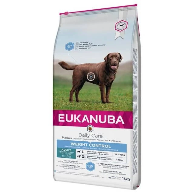 Eukanuba Adult Weight Control Large Breed – Hondenvoer - 15kg 1 Eukanuba Adult Weight Control Large Breed – Hondenvoer - 15kg