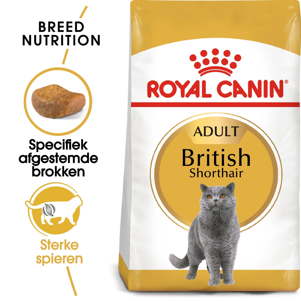 Royal Canin British Shorthair 34 - Kattenvoer - 4kg 7 Royal Canin British Shorthair 34 - Kattenvoer - 4kg - Afbeelding 7