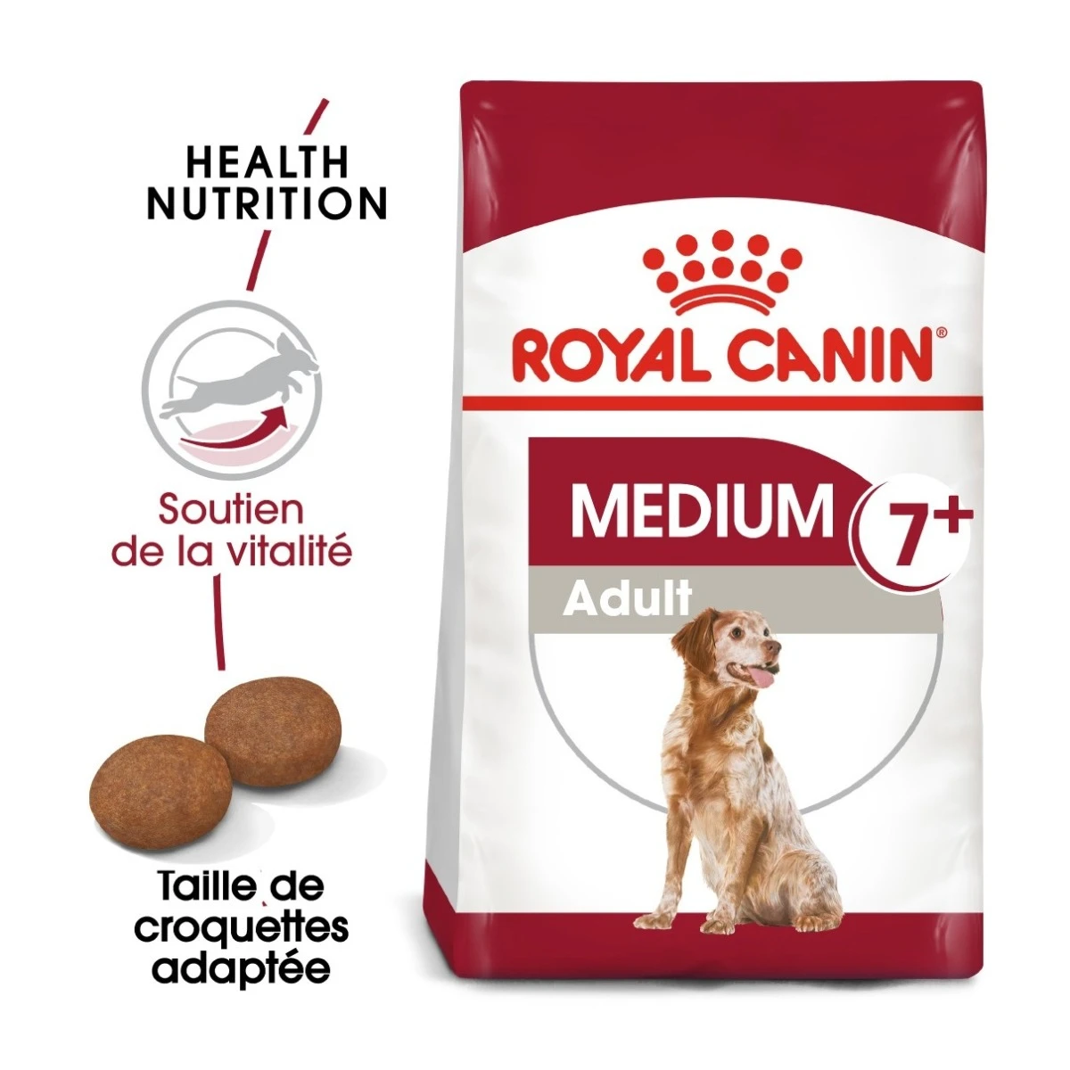 Royal Canin Medium Adult 7+ - Hondenvoer - 15kg 3 Royal Canin Medium Adult 7+ - Hondenvoer - 15kg - Afbeelding 3