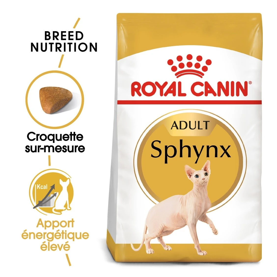 Royal Canin Sphynx 33 - Kattenvoer - 10kg 3 Royal Canin Sphynx 33 - Kattenvoer - 10kg - Afbeelding 3